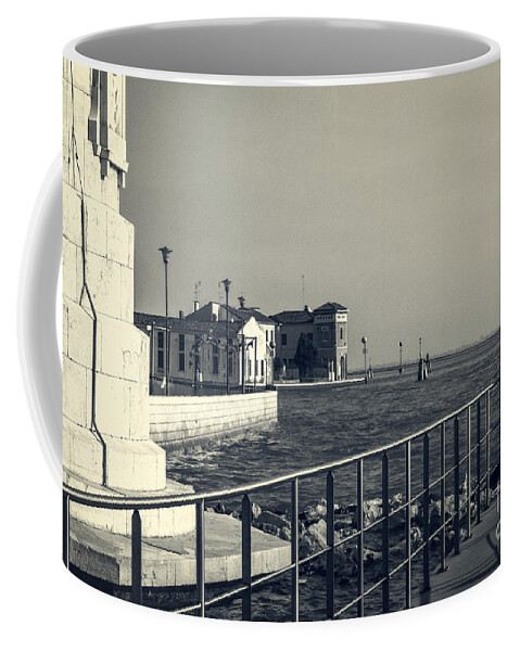 Murano Coffee Mug featuring the photograph Murano from the Dock by Prints of Italy