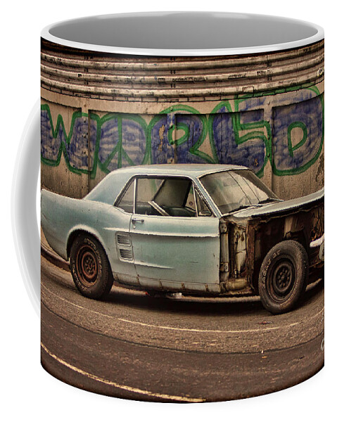 Ny Coffee Mug featuring the photograph Mustang Power by Rick Kuperberg Sr