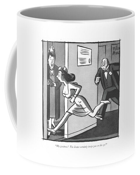 My Goodness! The Doctor Certainly Keeps Coffee Mug