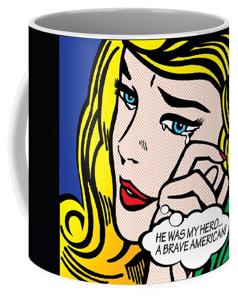 Digital Coffee Mug featuring the digital art My Hero by Gary Grayson