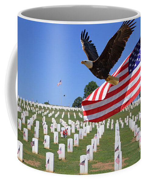 Red Coffee Mug featuring the photograph My Tribute by Geraldine DeBoer