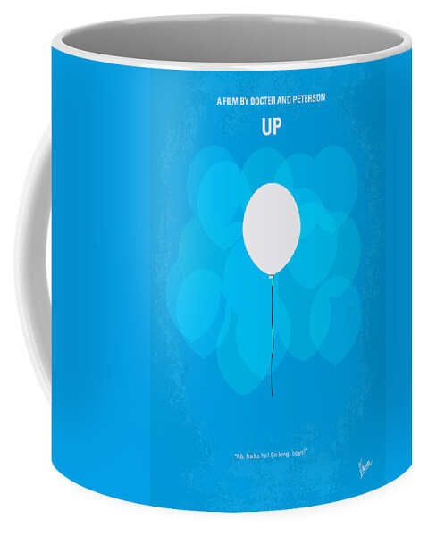 Up Coffee Mug featuring the digital art My UP minimal movie poster by Chungkong Art