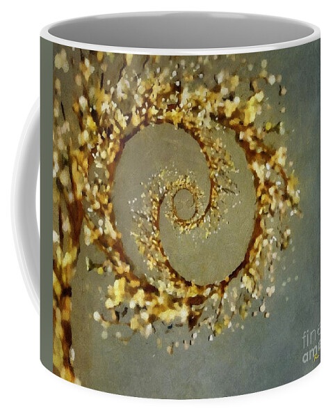 Tree Coffee Mug featuring the painting Mystical Willow by RC DeWinter