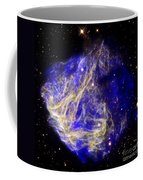 Science Coffee Mug featuring the photograph N49, Supernova Explosion In Lmc by Science Source