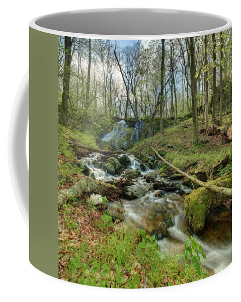 Metro Coffee Mug featuring the photograph Naked Creek Falls by Metro DC Photography