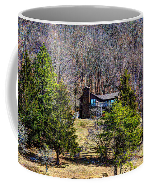 Winery Coffee Mug featuring the photograph Naked Mountain Winery and Vineyard by Valerie Cason