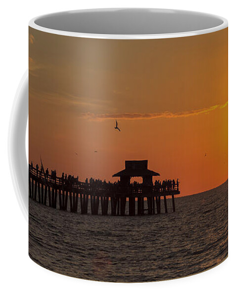 Bayshore Coffee Mug featuring the photograph Naples Sunset by Raul Rodriguez
