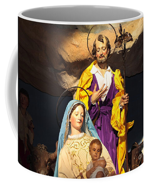 Christmas Coffee Mug featuring the photograph Christmas Nativity Scene by Stefano Senise