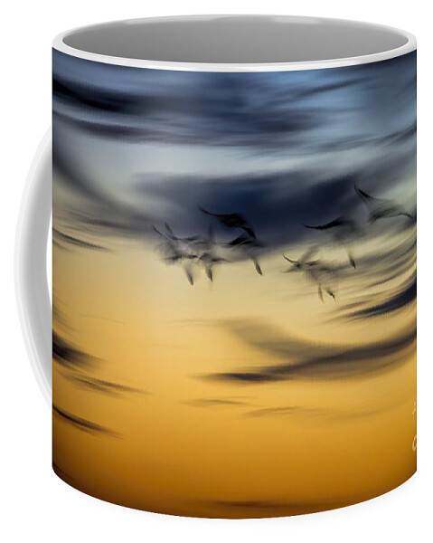 Sky Coffee Mug featuring the photograph Natural Abstract Art by Peggy Hughes