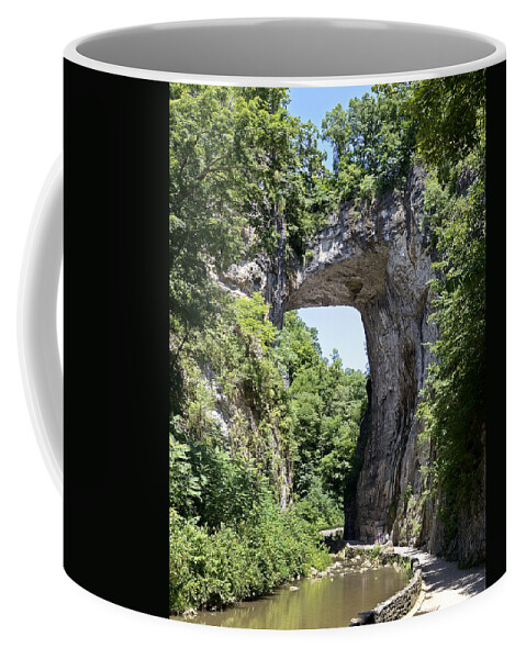 natural Bridge Virginia Coffee Mug featuring the photograph Natural Bridge - Virginia by Brendan Reals