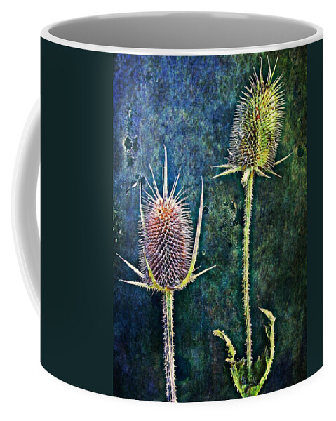 Texture Coffee Mug featuring the digital art Nature Abstract 12 by Maria Huntley
