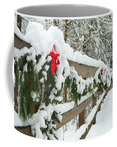Christmas Coffee Mug featuring the photograph Nature's decorations by Michael McGowan