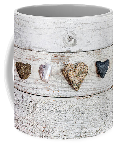 Hearts Coffee Mug featuring the photograph Nature's Hearts by Art Block Collections