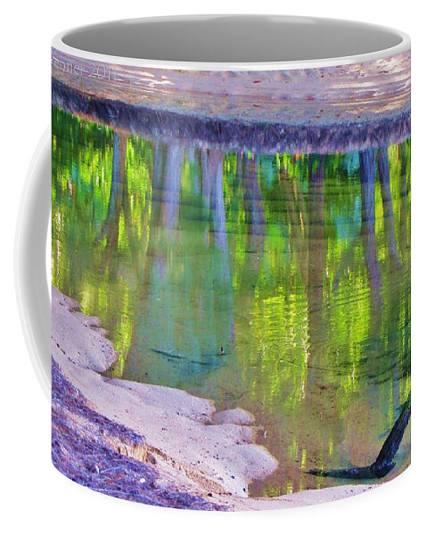 Creek Coffee Mug featuring the photograph Natures Mirror by Michele Penner