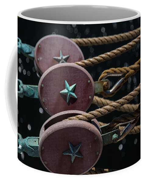 Rope Coffee Mug featuring the photograph Nautical Ties by Karol Livote