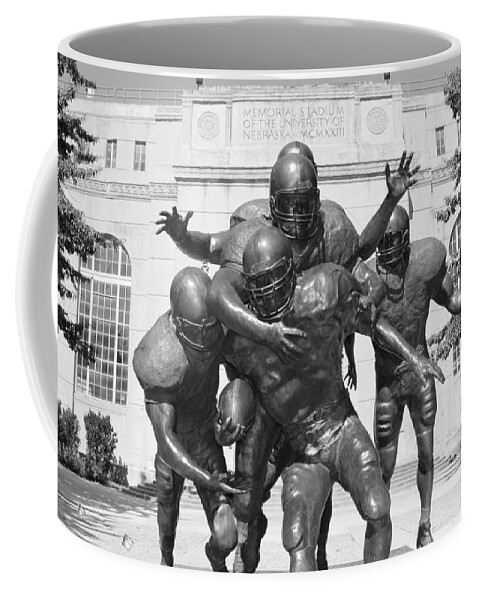 University Of Nebraska Coffee Mug featuring the photograph Nebraska Football by John Daly