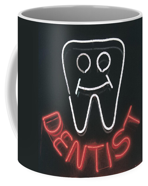 Dentist Coffee Mug featuring the photograph Neon Smile by Caitlyn Grasso