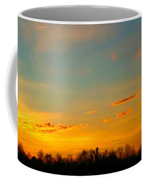 Durham Coffee Mug featuring the photograph New Day by Linda Bailey