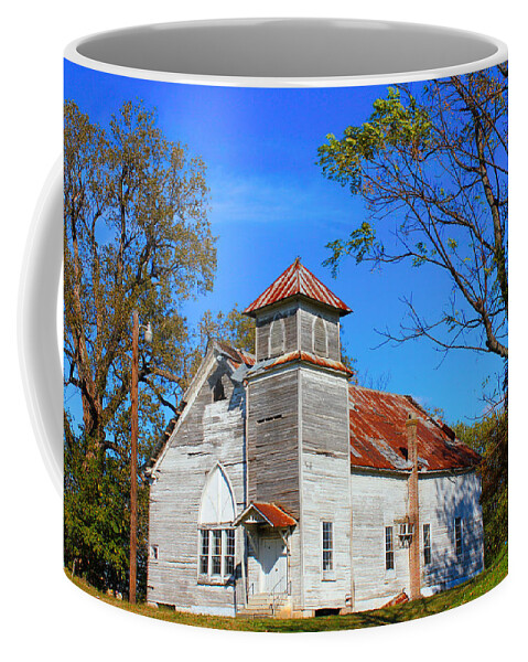 History Coffee Mug featuring the photograph New Hope MB Church Estill MS by Karen Wagner