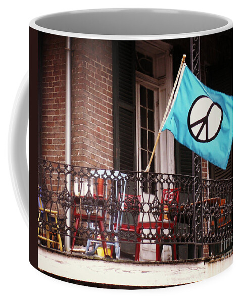 New Orleans Coffee Mug featuring the photograph New Orleans Peace by Valerie Reeves