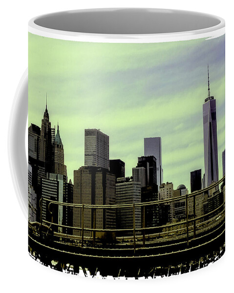 New World Trade Center Coffee Mug featuring the photograph New World Trade Center by Madeline Ellis
