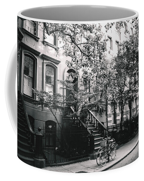 Nyc Coffee Mug featuring the photograph New York City - Summer - West Village Street by Vivienne Gucwa