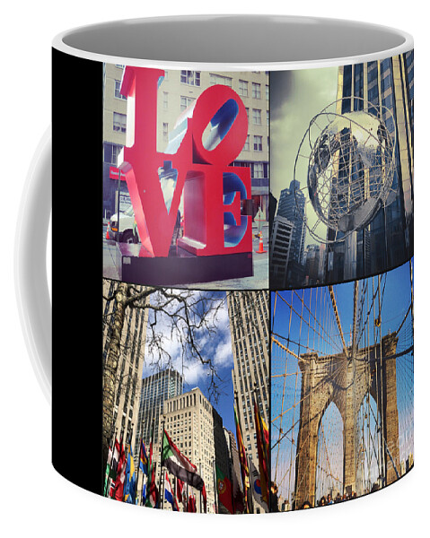 New York Coffee Mug featuring the photograph New York Sights by Kerri Farley