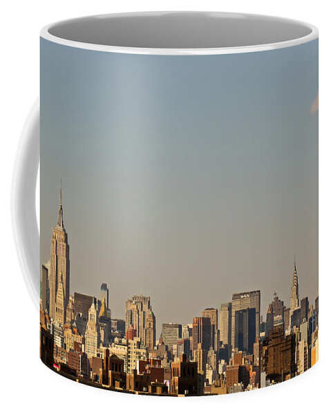 New York Skyline Coffee Mug featuring the photograph New York Skyline by Kerri Farley