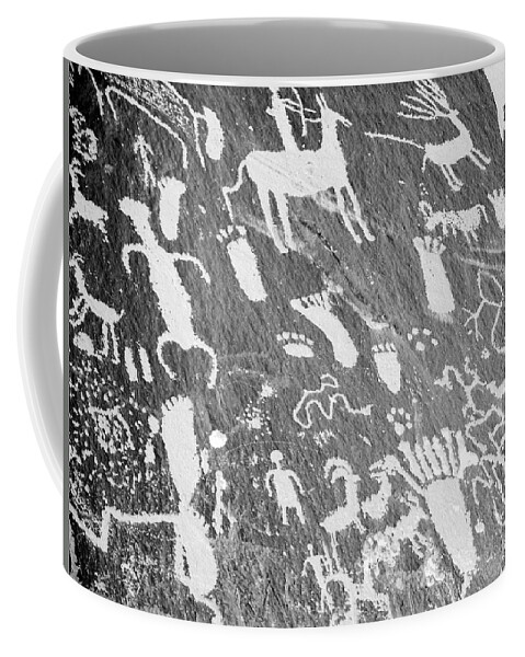 Pictographs Coffee Mug featuring the photograph Newspaper Rock by Tranquil Light Photography