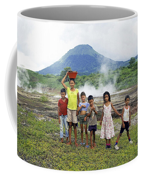 Group Coffee Mug featuring the photograph Nicaraguan Village Children by Buddy Mays