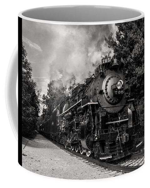 Steam Train Coffee Mug featuring the photograph Nickel Plate Berkshire 765 by Dale Kincaid