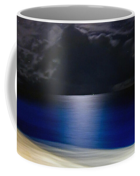Night Coffee Mug featuring the photograph Night and Water by Hanny Heim