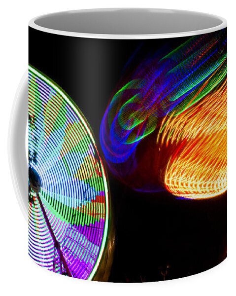 Fair Coffee Mug featuring the photograph Night Lights by Caitlyn Grasso