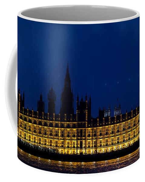Parliament Coffee Mug featuring the photograph Night Watch by Heather Applegate