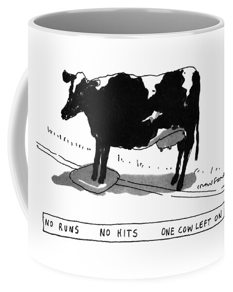 No Runs No Hits One Cow Left Coffee Mug