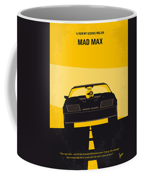 Mad Max Coffee Mug featuring the digital art No051 My Mad Max minimal movie poster by Chungkong Art