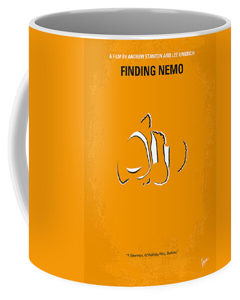 Finding Coffee Mug featuring the digital art No054 My nemo minimal movie poster by Chungkong Art