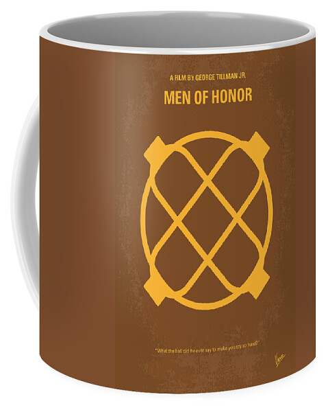 Men Coffee Mug featuring the digital art No099 My Men of Honor minimal movie poster by Chungkong Art
