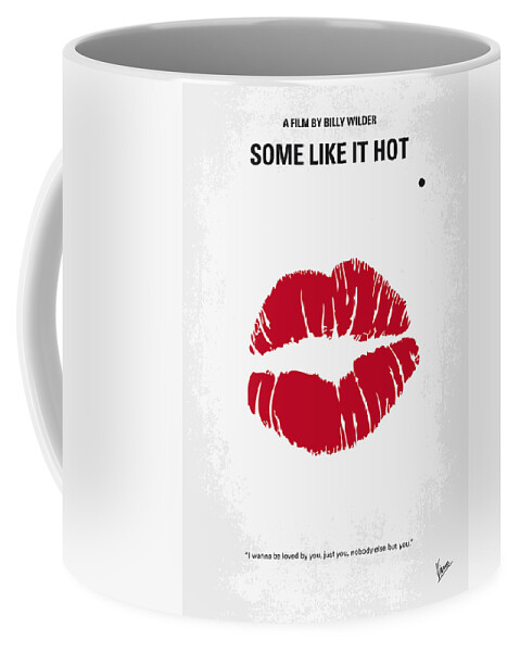 Some Like It Hot Coffee Mug featuring the digital art No116 My SOME LIKE IT HOT minimal movie poster by Chungkong Art