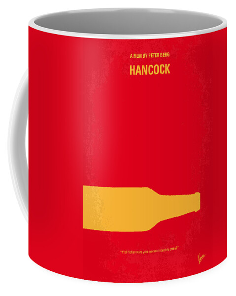 Hancock Coffee Mug featuring the digital art No129 My HANCOCK minimal movie poster by Chungkong Art