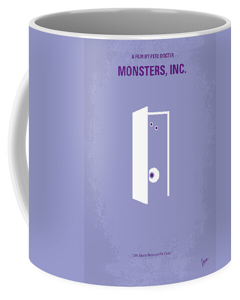 Monster Inc Coffee Mug featuring the digital art No161 My Monster Inc minimal movie poster by Chungkong Art
