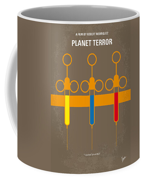 Planet Terror Coffee Mug featuring the digital art No165 My Planet Terror minimal movie poster by Chungkong Art