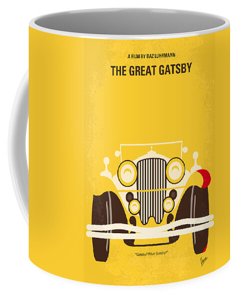 The Great Gatsby Coffee Mug featuring the digital art No206 My The Great Gatsby minimal movie poster by Chungkong Art
