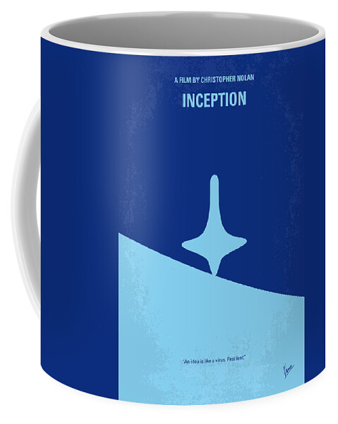 Inception Coffee Mug featuring the digital art No240 My Inception minimal movie poster by Chungkong Art