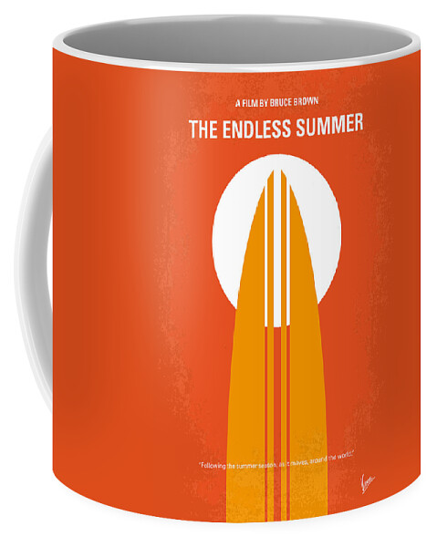 The Endless Summer Coffee Mug featuring the digital art No274 My The Endless Summer minimal movie poster by Chungkong Art