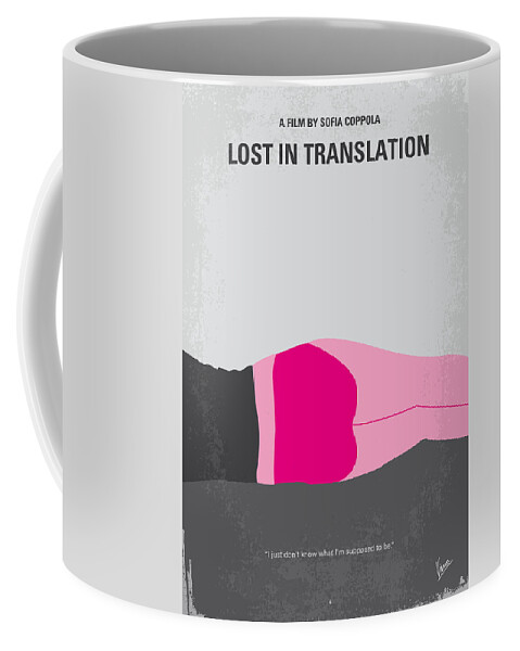 Lost In Translation Coffee Mug featuring the digital art No287 My Lost in Translation minimal movie poster by Chungkong Art