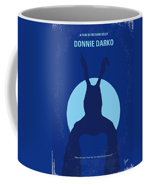 Donnie Darko Coffee Mug featuring the digital art No295 My Donnie Darko minimal movie poster by Chungkong Art