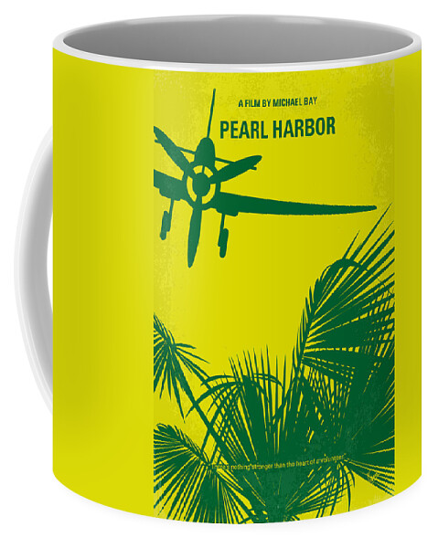 Pearl Harbor Coffee Mug featuring the digital art No335 My PEARL HARBOR minimal movie poster by Chungkong Art