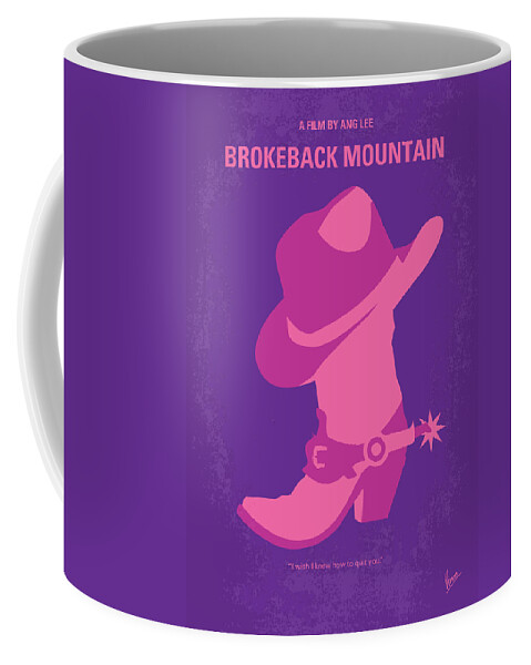 Brokeback Mountain Coffee Mug featuring the digital art No369 My Brokeback Mountain minimal movie poster by Chungkong Art