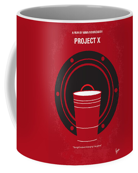 Project X Coffee Mug featuring the digital art No393 My PROJECT X minimal movie poster by Chungkong Art